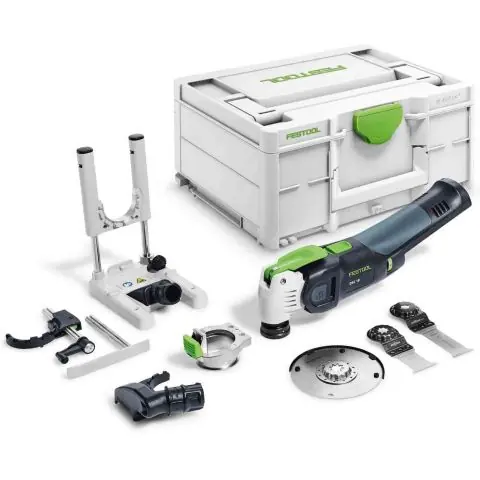 I lager Festool OSC 18 E-Basic-Set VECTURO Multiverktyg