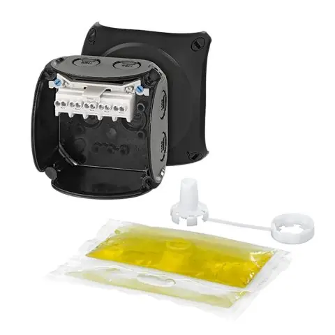 I lager Hellermann Tyton WP 0606 B Kopplingsdosa