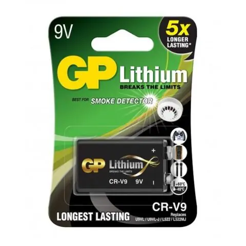 Utförsäljning GP Batteries CRV9SD-2U1 Litiumbatteri