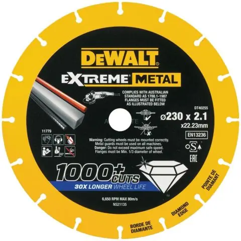 Dewalt Extreme Metal Diamond Edge Diamantkapskiva Populärt val