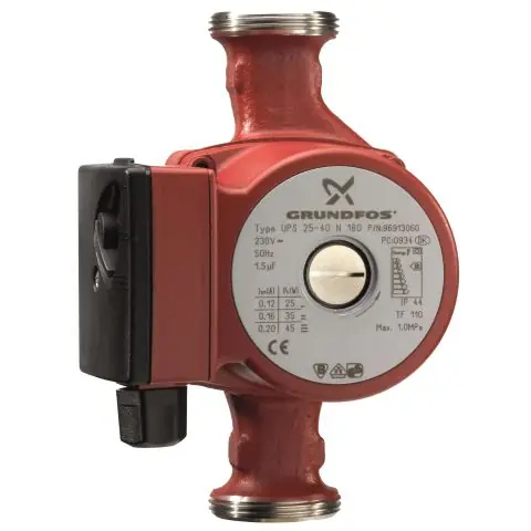Grundfos UPS 25-80 N 180 Tappvarmvattenpump Erbjudande