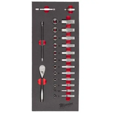 Milwaukee 4932479824 Steel Storage Hylsnyckelsats Lågt pris