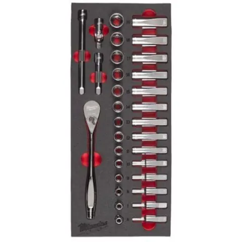 Milwaukee 4932479825 Steel Storage Hylsnyckelsats Fynd