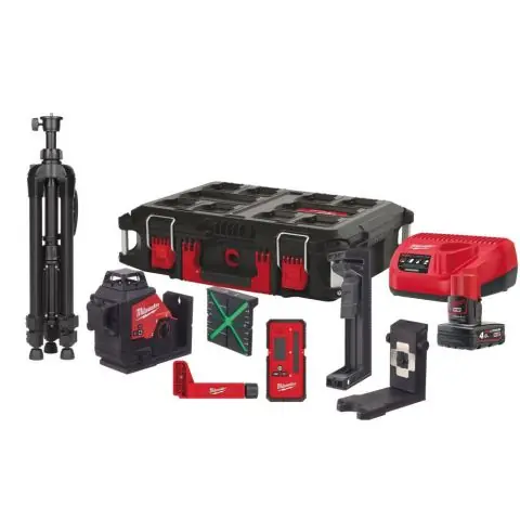 Milwaukee M12 3PLKIT-401P Korslaser Outlet