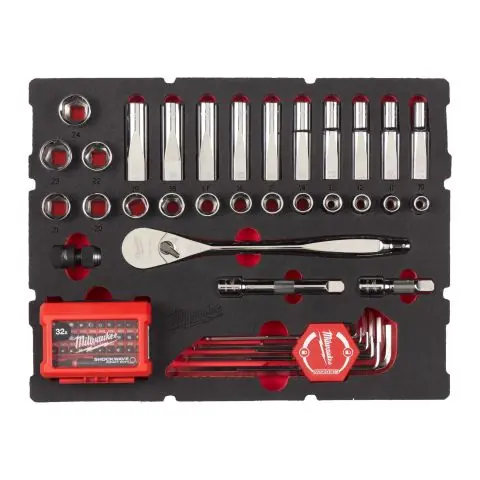 Kampanj Milwaukee 4932480716 Hylsnyckelsats